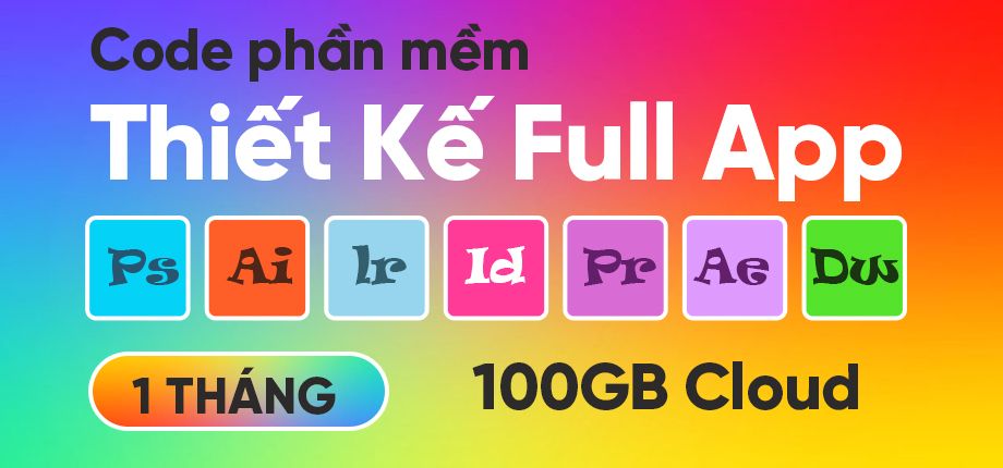 Phần mềm thiết kế Full App Adobe